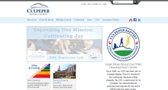 Desktop Screenshot of culpeperbaptist.org